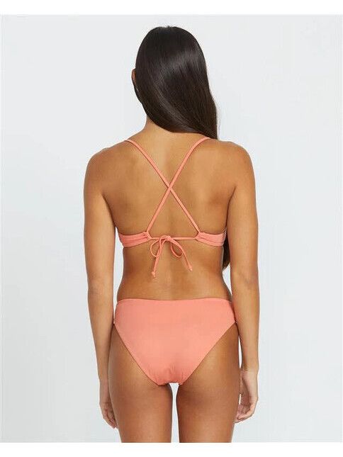 Volcom Bikini Simply Seamless X Back Halter sunset