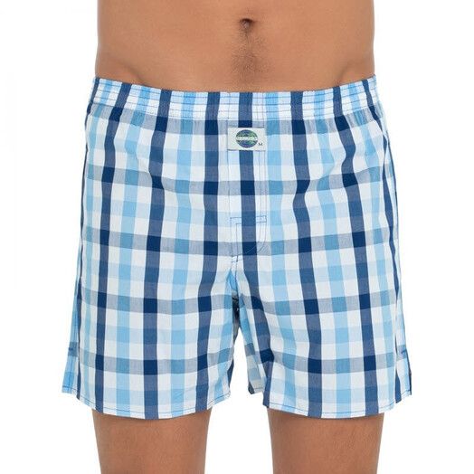 Deal Boxershort&#x20;Check&#x20;blau&#x2F;wei&#x00DF;&#x20;kariert