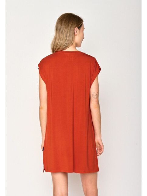 GreenBomb Kleid Lay Basic clay red