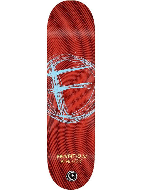 Foundation Skateboards Skateboard Swank F 8.0 red