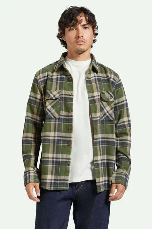 Brixton Hemd&#x20;Bowery&#x20;L&#x2F;S&#x20;Flannel&#x20;cypress