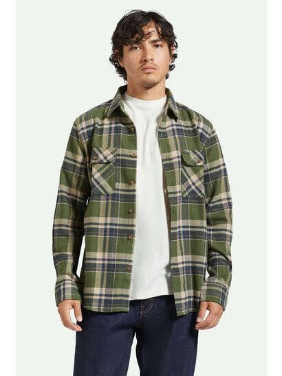 Brixton Hemd Bowery L/S Flannel cypress