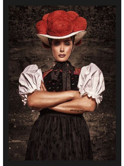Artwood Postkarte Boss Lady