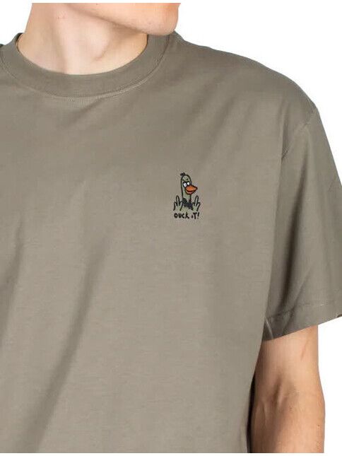 iriedaily T-Shirt What The Duck Tee smokey olive