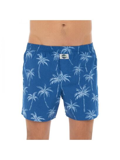 Deal Boxershort Palme blau