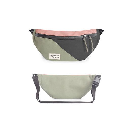 MeroMero Hip&#x20;Bag&#x20;Mini-Ho&#x00EF;An&#x20;Hipbag&#x20;blossom&#x20;pink&#x2F;cypress&#x20;g