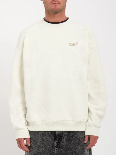 Volcom Sweater Too Kool Crew dirty white