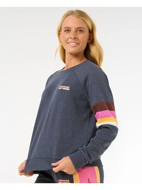 Rip Curl Sweater Las Dalias Raglan Crew navy