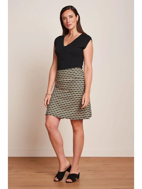 King Louie Rock Border Skirt Fusili black