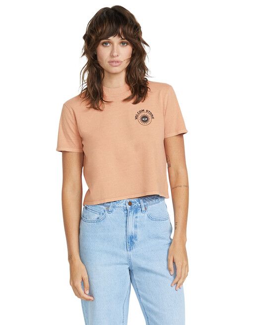 Volcom T-Shirt&#x20;Dial&#x20;Crop&#x20;T-Shirt