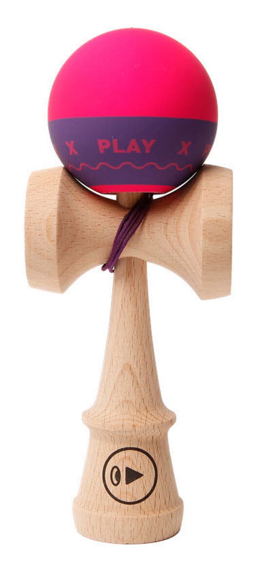 Kendama Geschicklichkeitsspiel&#x20;Play&#x20;X&#x20;Grip&#x20;fruity&#x20;flower