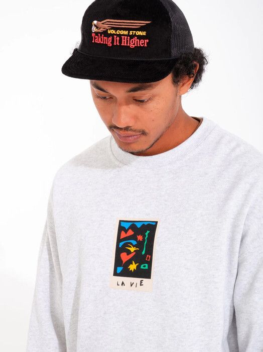 Volcom Sweater&#x20;Arthur&#x20;Longo&#x20;Crew&#x20;bone&#x20;heather