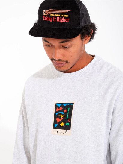 Volcom Sweater Arthur Longo Crew bone heather