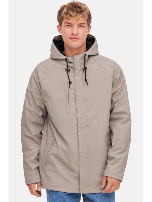 Derbe Jacke Passby plain cobblestone/navy
