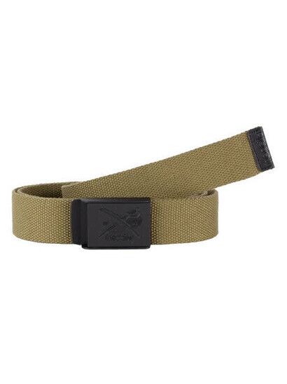 iriedaily Gürtel Flag Rubber Belt warm olive