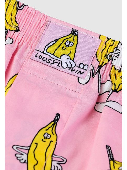 Cleptomanicx Boxershort Pink Banana blossom