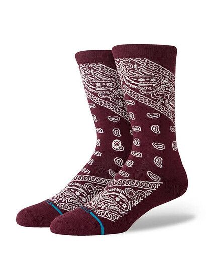 Stance Socken Barrio Crew wine