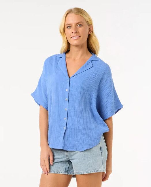 Rip Curl Blouse&#x20;Premium&#x20;Surf&#x20;Shirt&#x20;blue