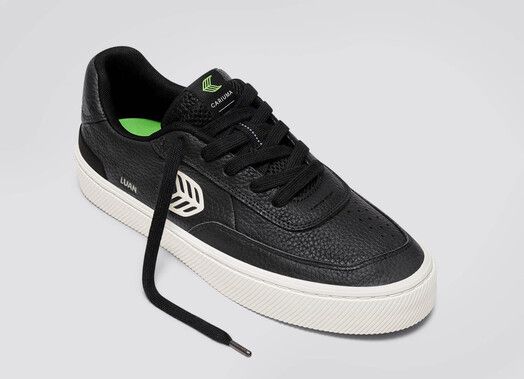 Cariuma Skateschuh&#x20;Luan&#x20;Pro&#x20;black&#x20;premium&#x20;leather&#x20;ivory&#x20;log