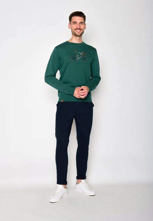 GreenBomb Sweater&#x20;Bike&#x20;Enzo&#x20;jungle&#x20;green
