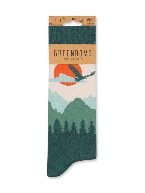 GreenBomb Socken Nature Eagle green