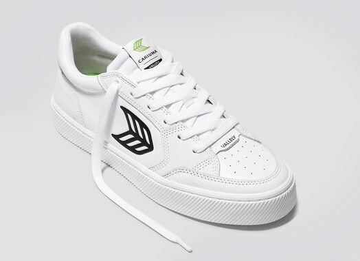 Cariuma Skateschuh&#x20;Valleley&#x20;white&#x20;leather&#x20;black&#x20;Logo