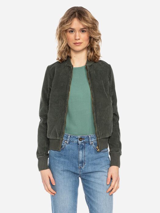 ATO Berlin Jacke&#x20;Bebe&#x20;GOTS&#x20;Breitcord&#x20;green