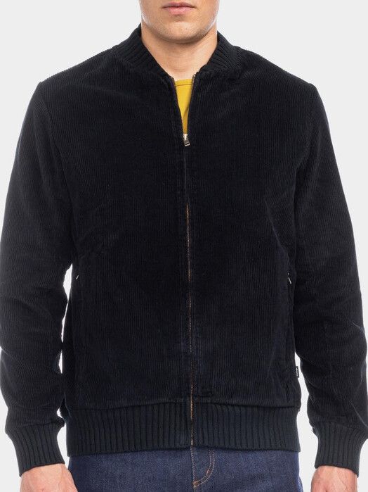 ATO Berlin Zipper&#x20;Pelle&#x20;GOTS&#x20;Breitcord&#x20;black