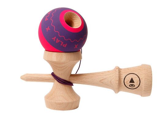 Kendama Geschicklichkeitsspiel&#x20;Play&#x20;X&#x20;Grip&#x20;fruity&#x20;flower