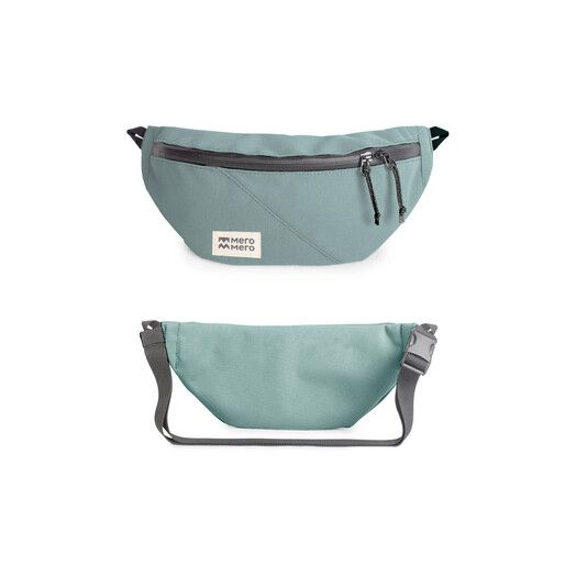 MeroMero Hip&#x20;Bag&#x20;Mini-Ho&#x00EF;An&#x20;Hipbag&#x20;silver&#x20;pine