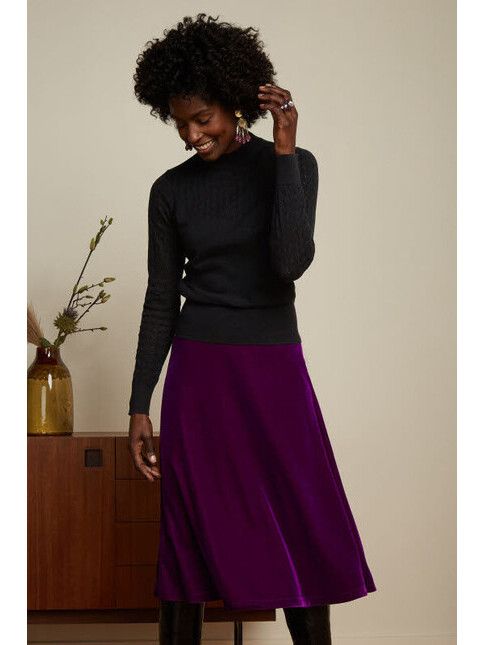 King Louie Rock Juno Skirt Gamine royale purple