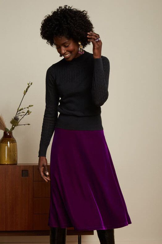 King Louie Rock&#x20;Juno&#x20;Skirt&#x20;Gamine&#x20;royale&#x20;purple