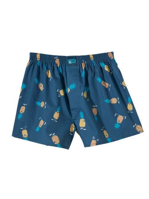 Cleptomanicx Boxershort Boxer Ananas blue