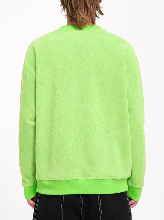 Volcom Sweater&#x20;Too&#x20;Kool&#x20;Crew&#x20;electric&#x20;green