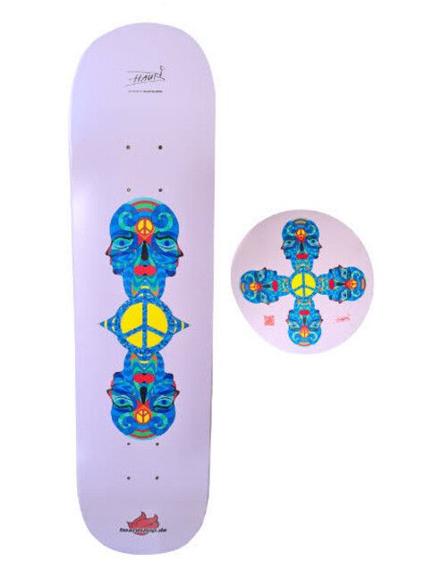 Boardshop Skateboard All For Peace 7.875 by Haubi