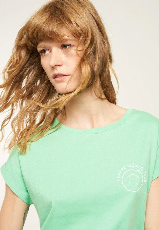 Recolution T-Shirt&#x20;Cayenne&#x20;Future&#x20;World&#x20;sage&#x20;green