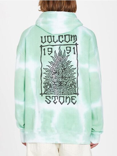 Volcom Kapuzenpullover Trippin Dye bottle green