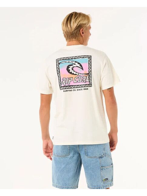 Rip Curl T-Shirt Raw Energy Trad bone