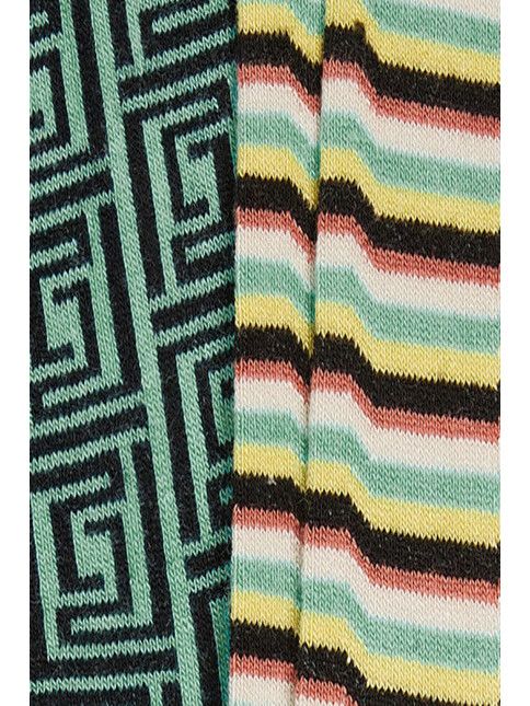 King Louie Socken Socks 2-Pack Combo hawaii green