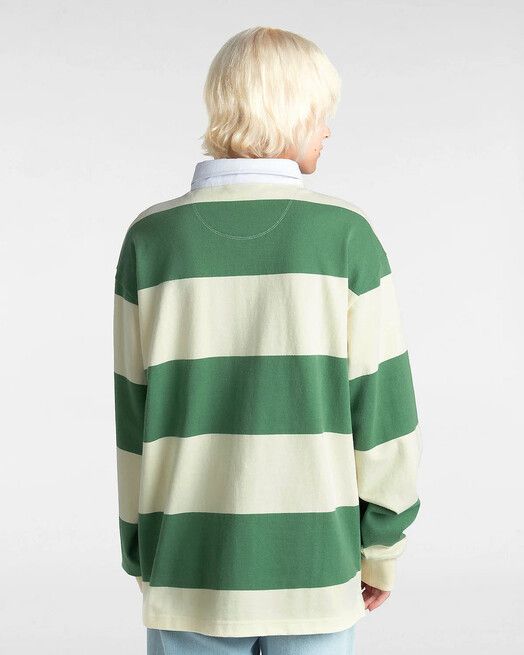 Vans Longsleeve&#x20;Ward&#x20;Stripe&#x20;Rugby&#x20;Knit&#x20;Polo&#x20;fairway