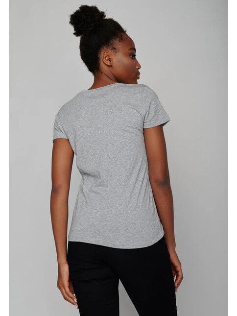 GreenBomb T-Shirt Bike Seagulls heather grey