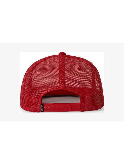 Brixton Cap Bass Brains FT MP Trucker crimson/white