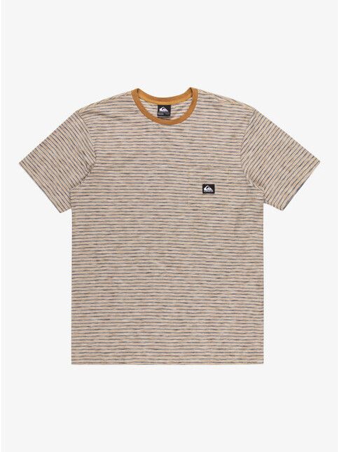 Quiksilver T-Shirt Kentin beige gestreift