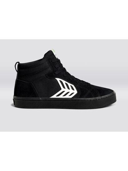 Cariuma Skateschuh Catiba Pro High all black suede ivory