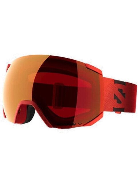 Salomon Snowboardbrille Radium cherry tomato