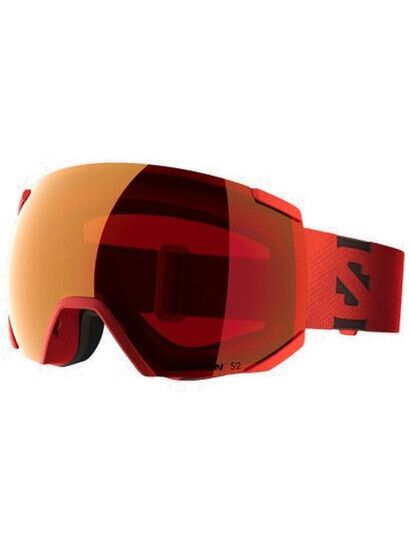 Salomon Snowboardbrille Radium cherry tomato