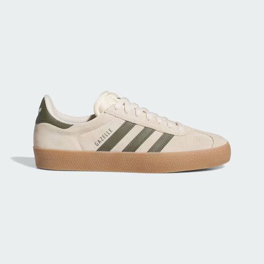 Adidas Skateschuh&#x20;Gazelle&#x20;ADV&#x20;ecru&#x20;tint&#x2F;focus&#x20;olive&#x2F;gum