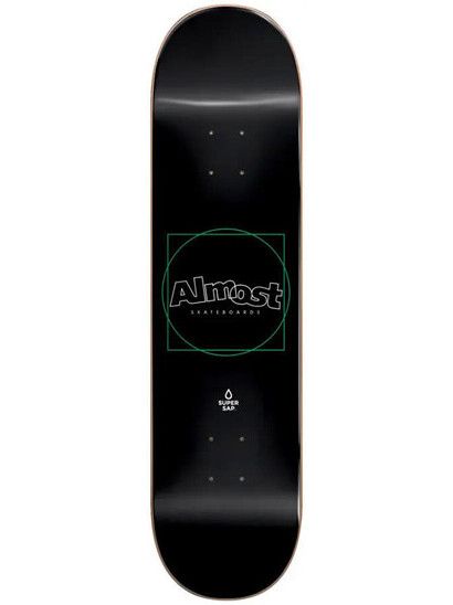 Almost Skateboard Team Greener SAP Black 8.5 x 32.1