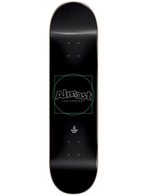 Almost Skateboard Team Greener SAP Black 8.5 x 32.1