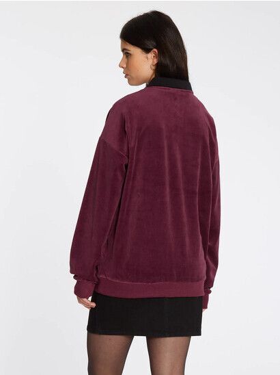 Volcom Pullover Velroots Polo burgundy